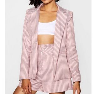 Boohoo blazer and shorts set size 4